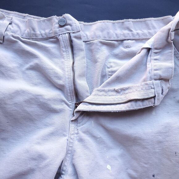 Carhartt Painter Pants 34 x 30 Distressed Stained B11 STN (38x32 on Tag) - Picture 7 of 12